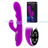 Vibrador con 3 motores y 3 puntos de vibración. Resistente al agua. Recarga USB